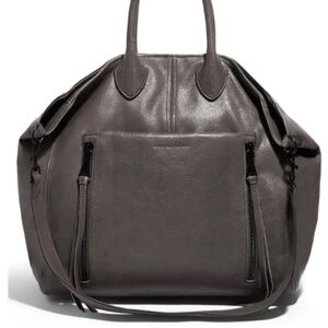 Aimee Kestenberg Let’s Ride Large Convertible Tote Black Leather NWT Dustbag
